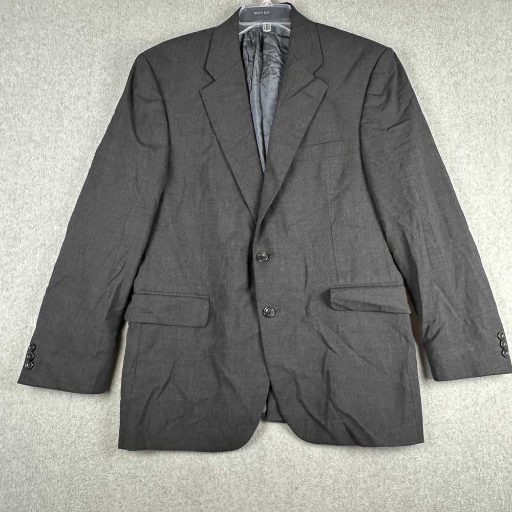 Alexandre London Suit Jacket Mens 42R Gray Wool 2 Button Notch Lapel Sport Coat